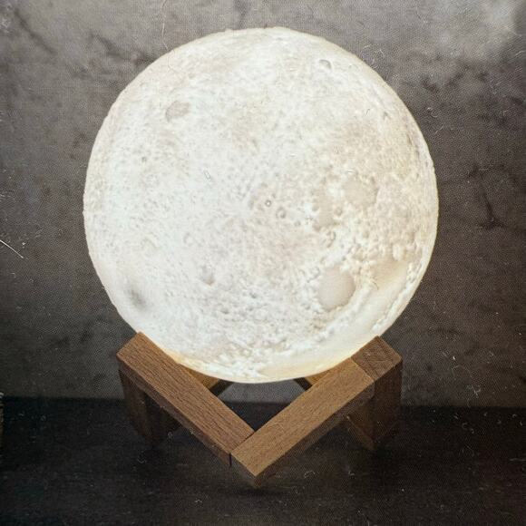 Sparoom Wireless Moon Lamp Selene Humidifier and Night Light New in Box - Picture 7 of 8